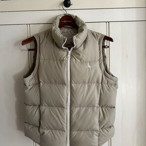 Jack Wills down vest, lined in Liberty fabric